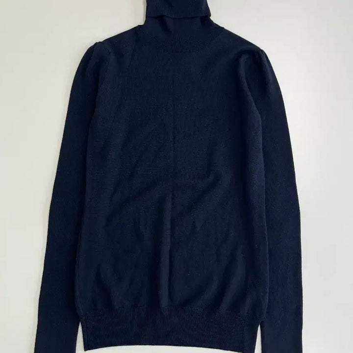 [BUNJANG] Burberry Check Elbow Wool Roll Neck Sweater / [정품] 버버리 체크 엘보우 울 롤 넥 스웨터