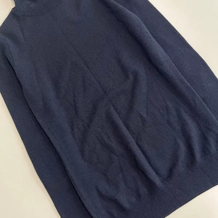 [BUNJANG] Burberry Check Elbow Wool Roll Neck Sweater / [정품] 버버리 체크 엘보우 울 롤 넥 스웨터