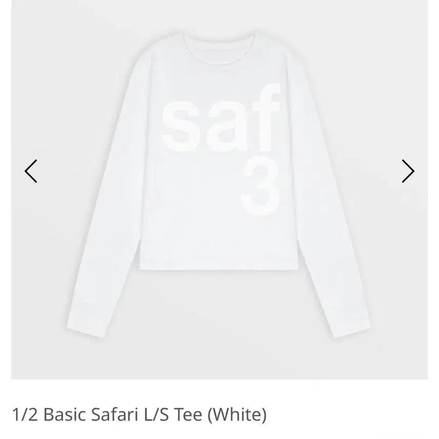 [BUNJANG] Safari Spot Basic L/S Tee / 블랙 / 사파리스팟 1/2 Basic Safari L/S Tee