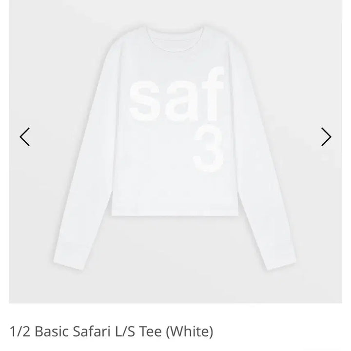 [BUNJANG] Safari Spot Basic L/S Tee / 블랙 / 사파리스팟 1/2 Basic Safari L/S Tee