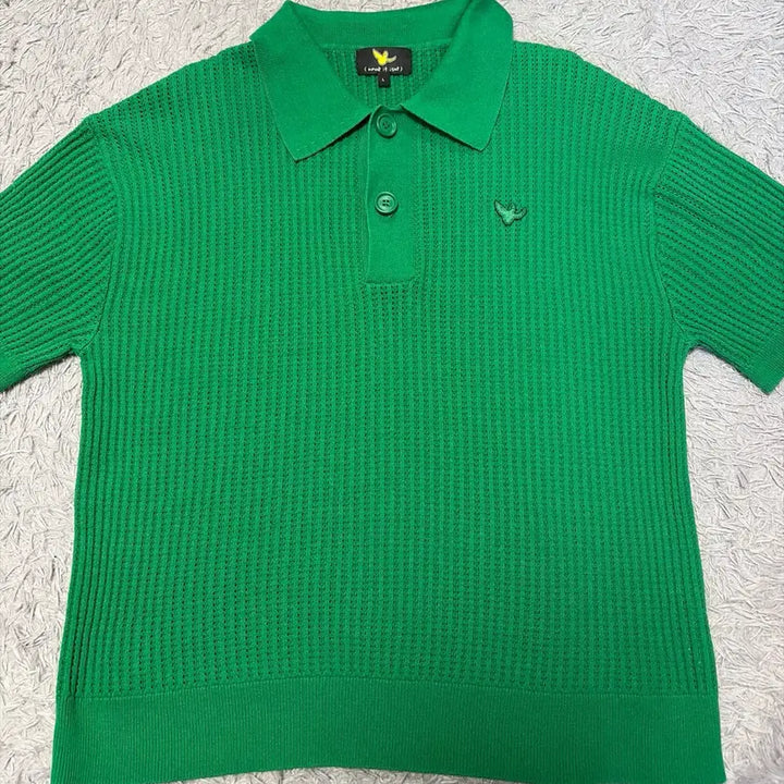 [BUNJANG] What it is Not Knit Short Sleeve Polo Shirt L / 와릿이즌 니트 반팔카라티 L 100