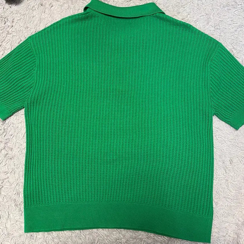 [BUNJANG] What it is Not Knit Short Sleeve Polo Shirt L / 와릿이즌 니트 반팔카라티 L 100