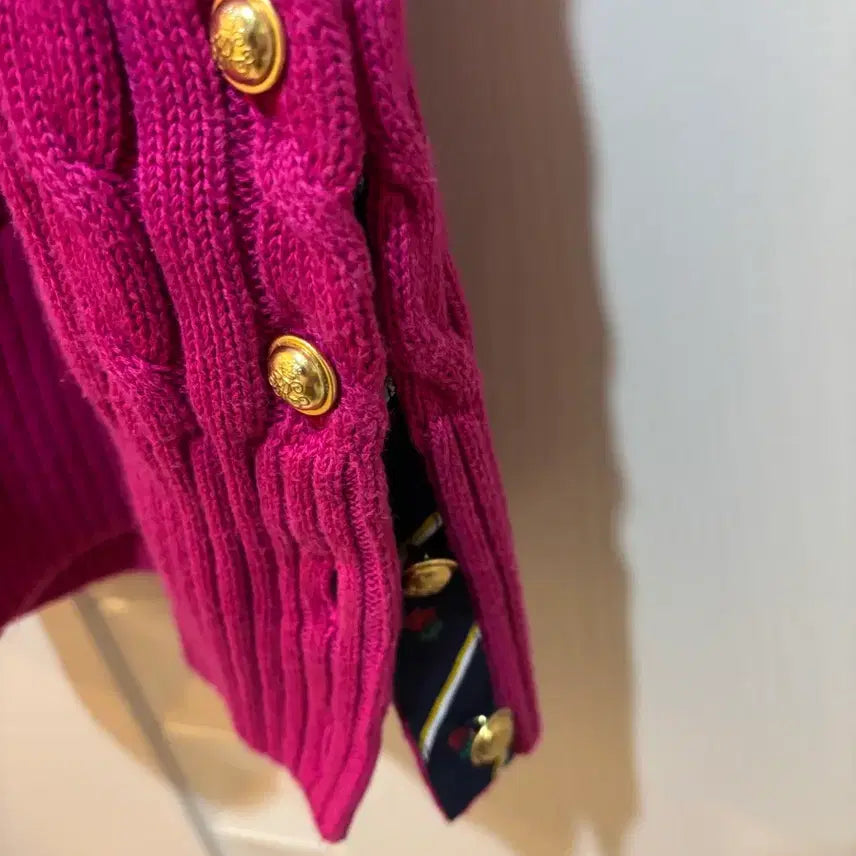 [BUNJANG] Polo Ralph Lauren Cable Knit Mini Dress / 폴로 랄프로렌 케이블 니트 반팔 원피스