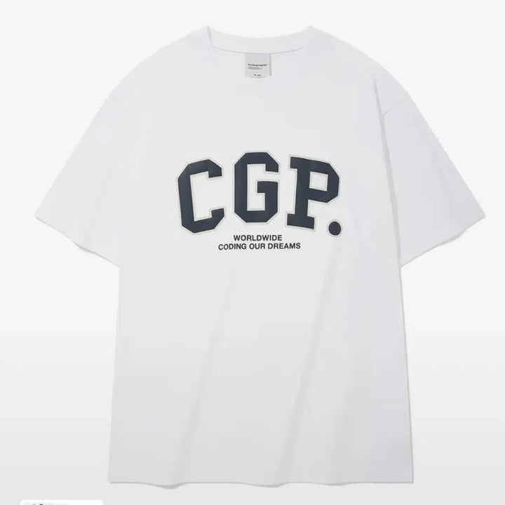 [SOLD OUT] 코드그라피 CGP 아치 로고 티셔츠 (화이트 S)