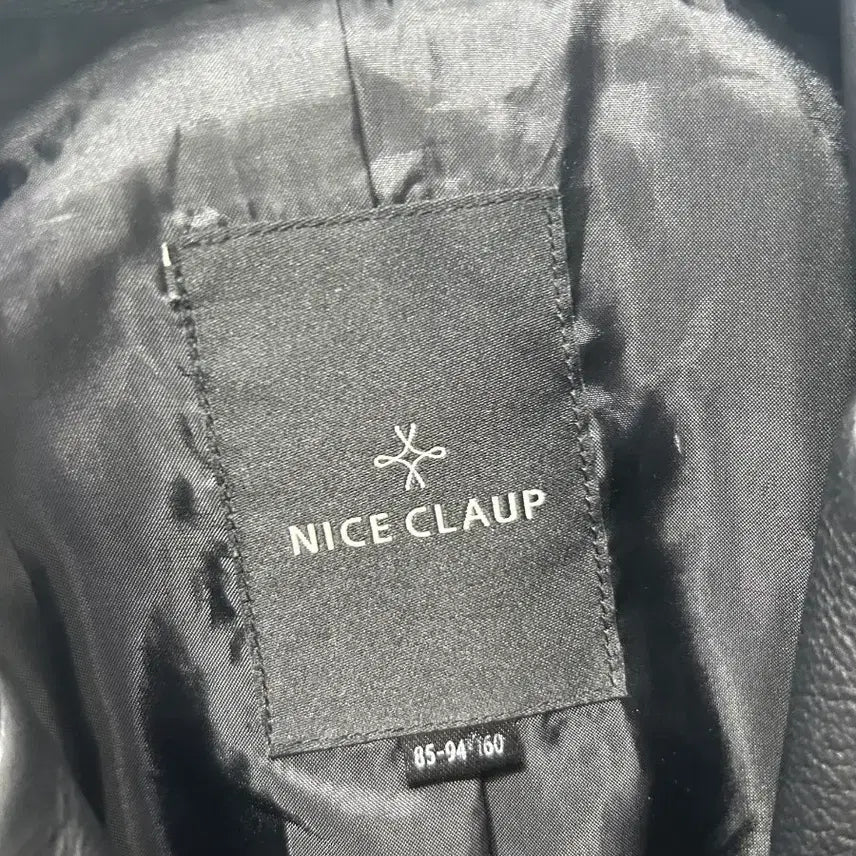 [BUNJANG] Nice Claup Black Leather Rider Jacket (Size 85) / 나이스클라우프 블랙 레더 라이더 자켓 85
