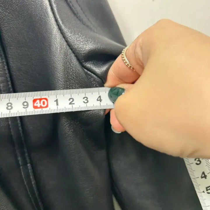 [BUNJANG] Nice Claup Black Leather Rider Jacket (Size 85) / 나이스클라우프 블랙 레더 라이더 자켓 85
