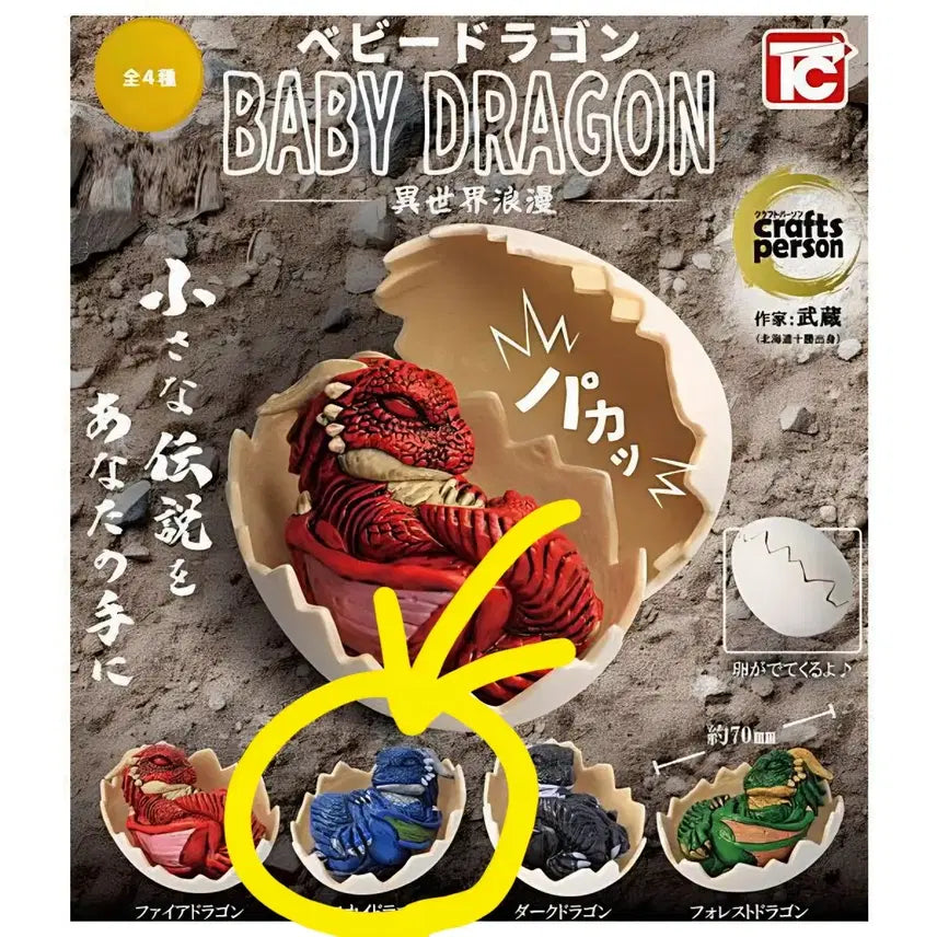 [BUNJANG] Dragon Gacha Sky Dragon Figure / 드래곤 가챠 용 가챠 스카이드래곤