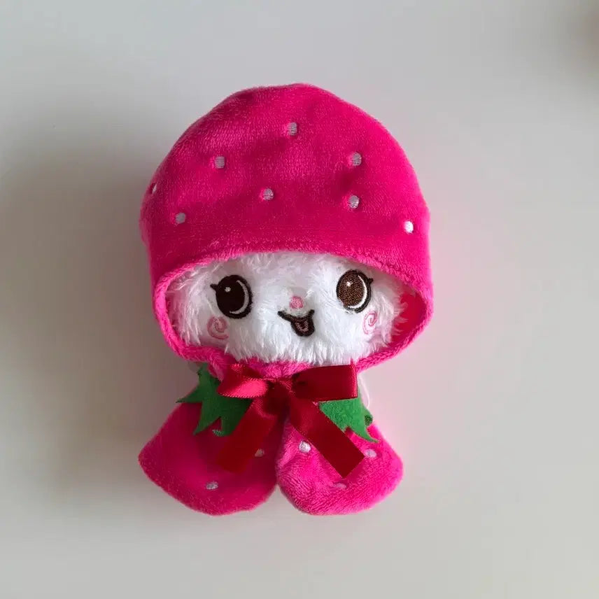 [SOLD OUT] 10cm 8cm 딸기 인형옷 팡이 위시돌 인형 케이프 산리오 오키가에