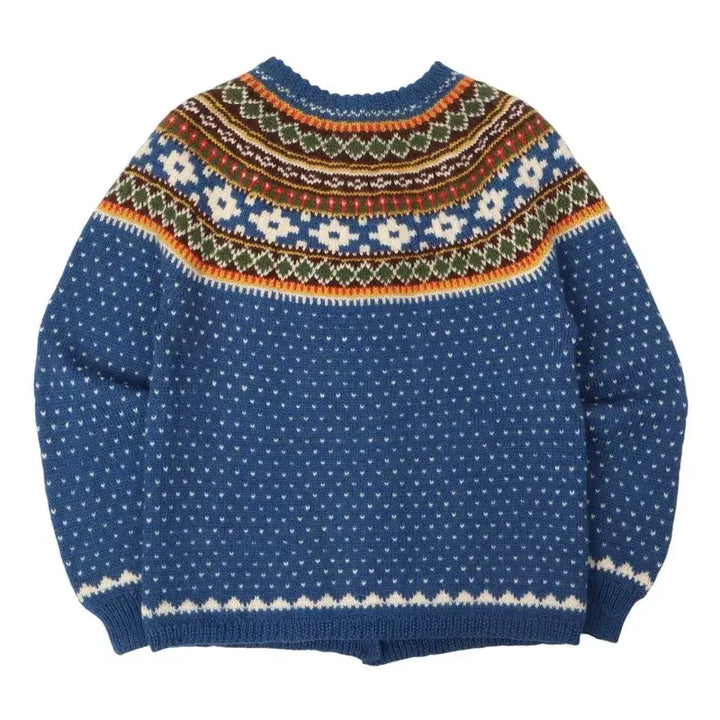 [BUNJANG] Norwegian Handmade Nordic Wool Cardigan / 노르웨이 메이드 빈티지 노르딕 핸드메이드 울 가디건