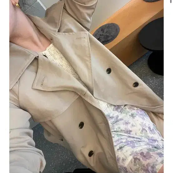 [SOLD OUT] (새상품) 누드클래식 바이올렛 미디 스커트 S