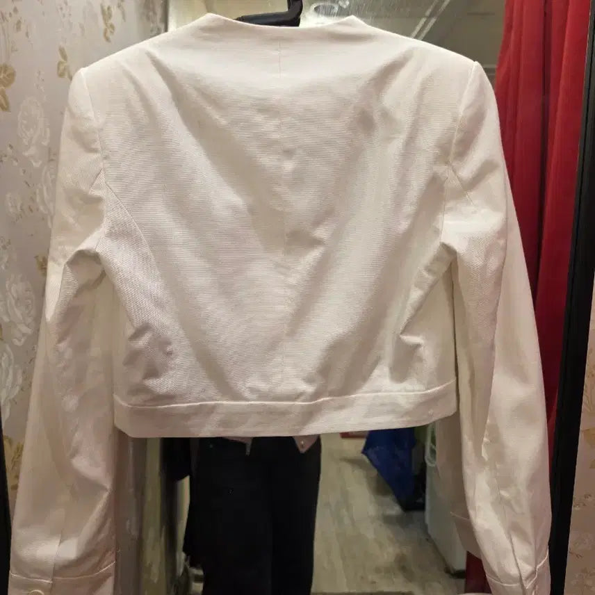 [BUNJANG] ZARA White Crop Jacket XS / 7/21 자라 ZARA 화이트 크롭 자켓 XS