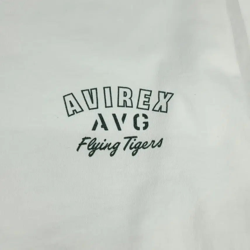 [BUNJANG] AVIREX Flying Tigers Military Jacket / AVIREX 아비렉스 JP 화이트 딥그린 로고 플라잉타이거즈 밀리터리 올