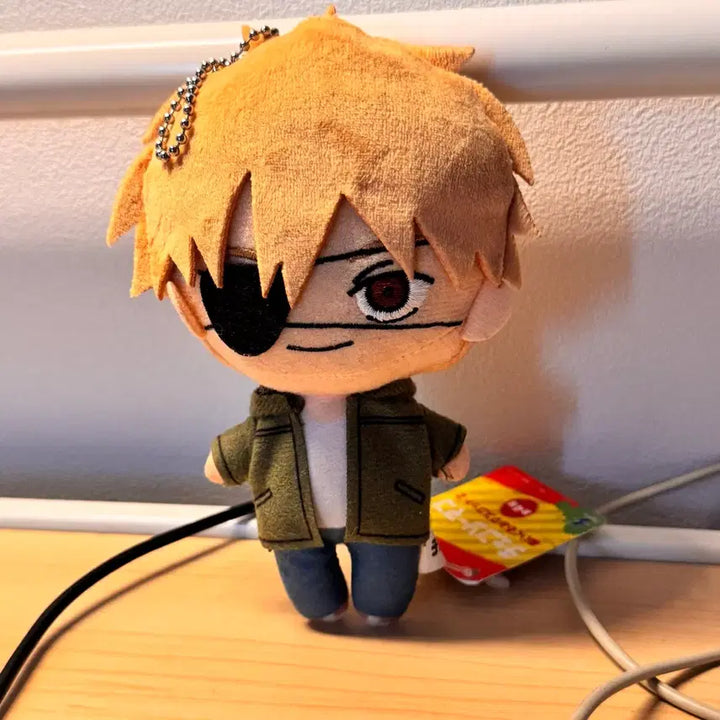 [BUNJANG] SK Japan Chainsaw Man Denji Mascot Plush Keyring / 체인소맨 누이구미 마스코트 2 덴지 인형 키링 sk재팬