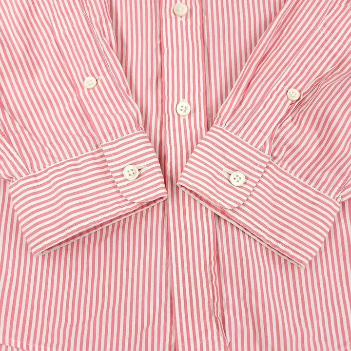 [BUNJANG] Polo Ralph Lauren Stanton Custom Fit Striped Shirt / 폴로랄프로렌 핑크 화이트 스트라이프 멀티포니 스탠튼 커스텀핏 컷어웨이 코