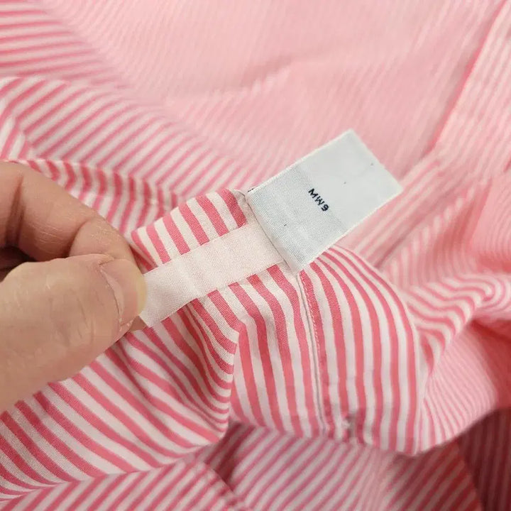 [BUNJANG] Polo Ralph Lauren Stanton Custom Fit Striped Shirt / 폴로랄프로렌 핑크 화이트 스트라이프 멀티포니 스탠튼 커스텀핏 컷어웨이 코