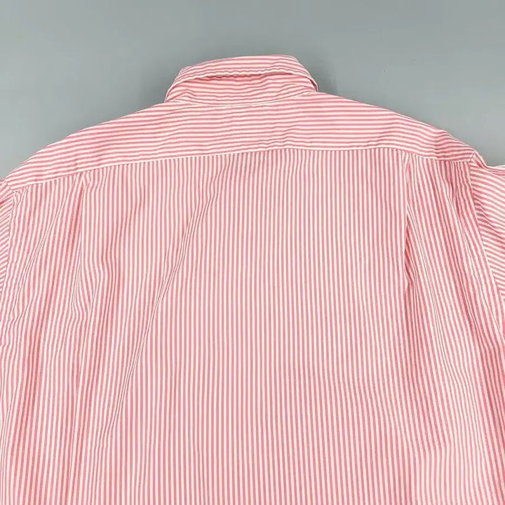 [BUNJANG] Polo Ralph Lauren Stanton Custom Fit Striped Shirt / 폴로랄프로렌 핑크 화이트 스트라이프 멀티포니 스탠튼 커스텀핏 컷어웨이 코