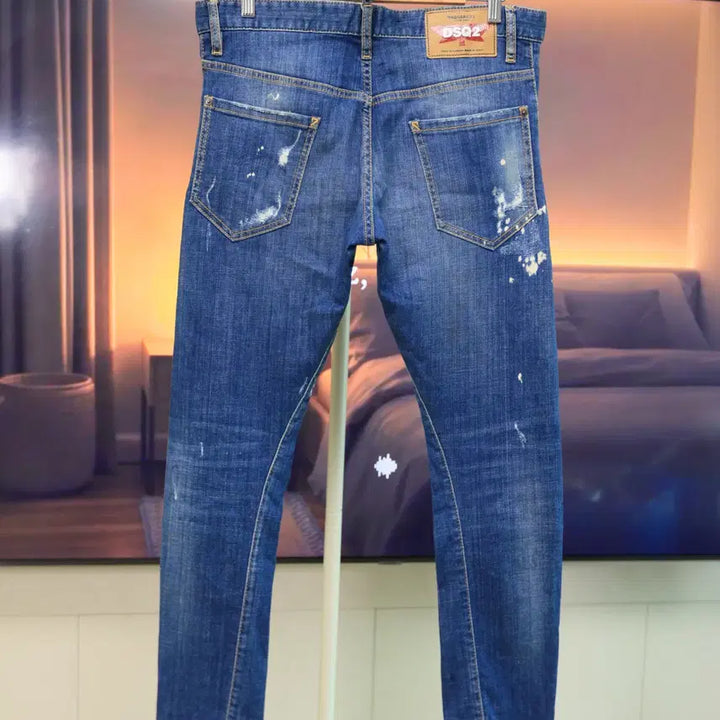 [BUNJANG] Dsquared2 Sexy Twist Jean Paint Wash Denim / (정품) 디스퀘어드2 페인트 워싱 데님