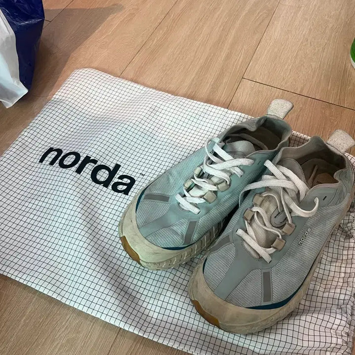 [BUNJANG] Norda 001 Running Shoes Sky Blue 240 / 노르다 norda 신더 001 러닝화 운동화 하늘색 240