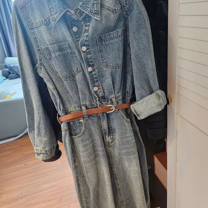 [BUNJANG] Unbranded Long Skirt S / 청 롱치마 새상품  S