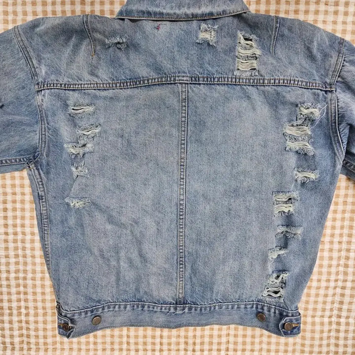 [SOLD OUT] 드레스볼륨 오버핏 짖청 데님 자켓 남자100~105