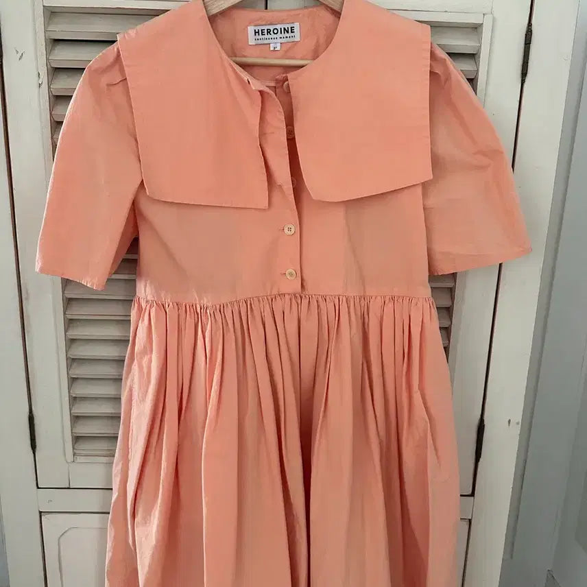 [BUNJANG] Heroine Sailor Midi Dress / 히로인 세일러 원피스