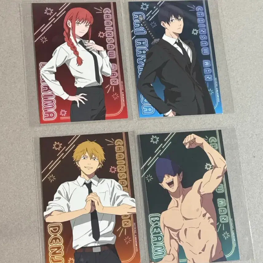 [BUNJANG] Chainsaw Man Animate Fair POB Photocard Set / 체인소맨 애니메이트 페어 특전 포토카드 마키마 레제 아키 천사 덴지 빔