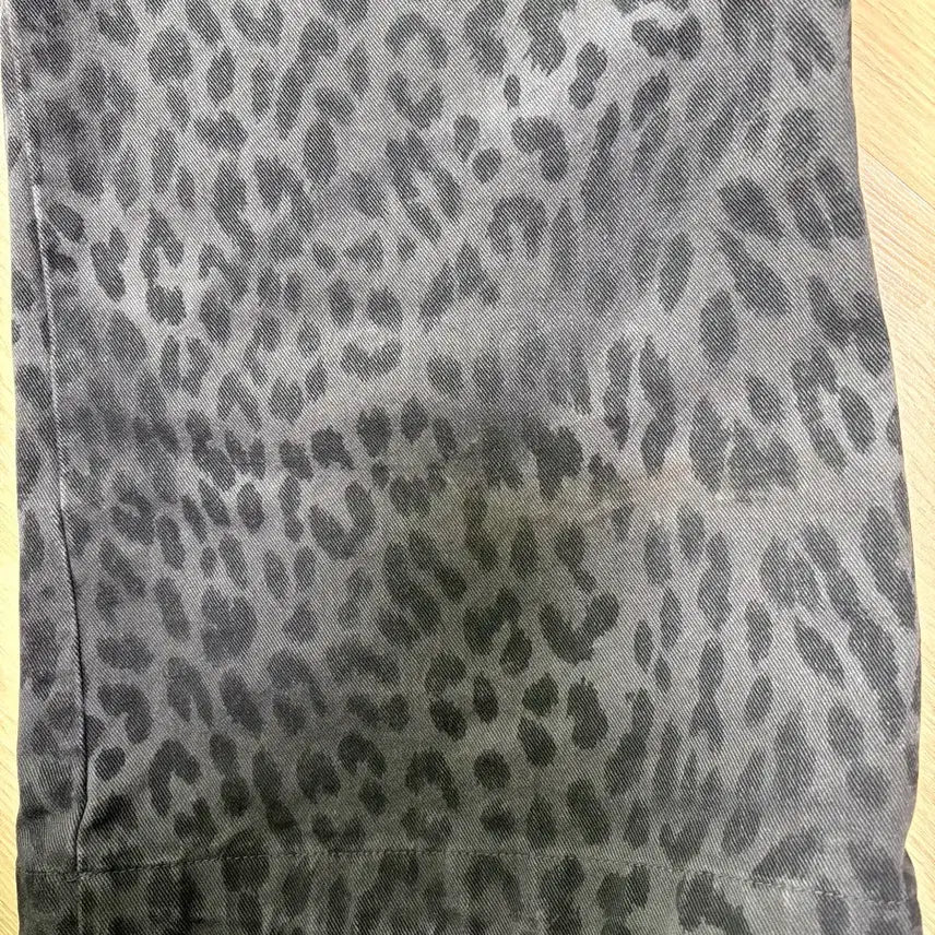 [BUNJANG] Tansan Cotton Wide Pants Leopard (Gray/1) / 탄산마그네슘 코튼 와이드 팬츠 레오파드(그레이/1)