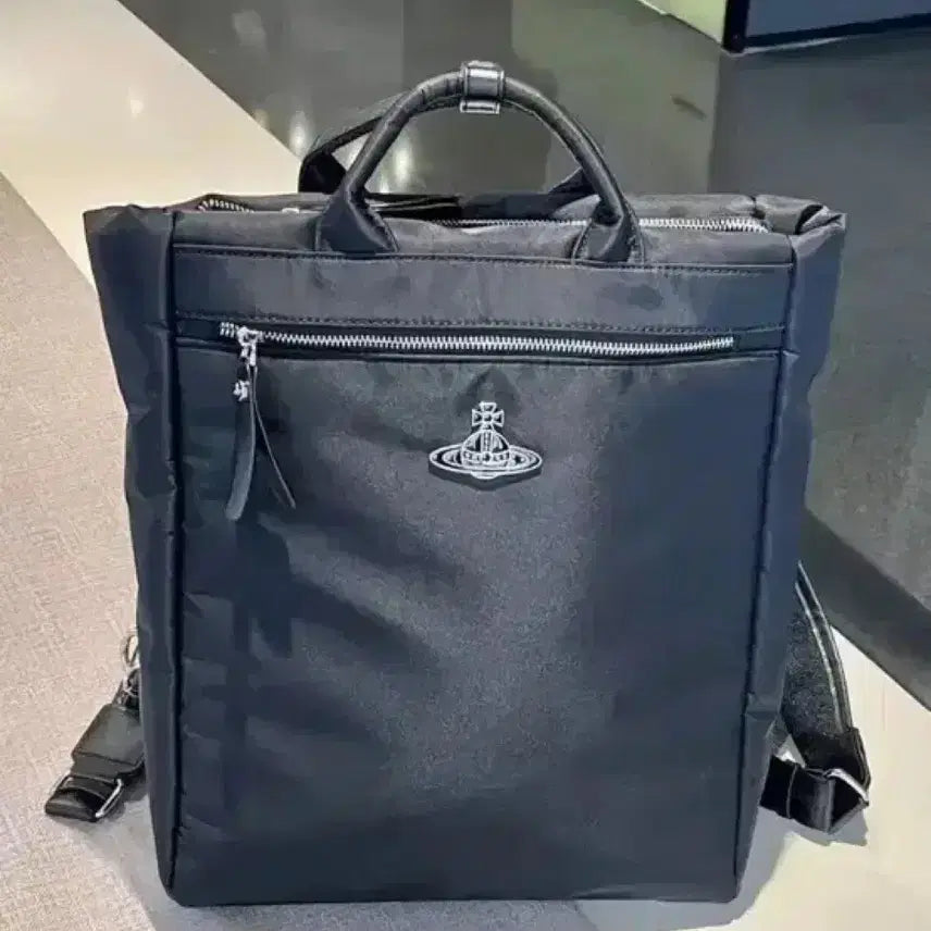 [BUNJANG] Vivienne Westwood Nylon Laptop Backpack / 비비안웨스트우드 나일론 노트북 백팩