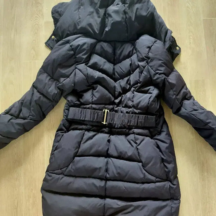 [SOLD OUT] JOINUS 갸루 레오파드 안감 원피스형 패딩