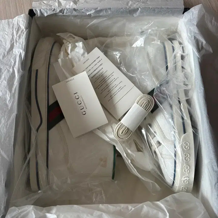[BUNJANG] Gucci High-Neck Sneakers / 구찌 하이넥 스니커즈 새상품 7+사이즈