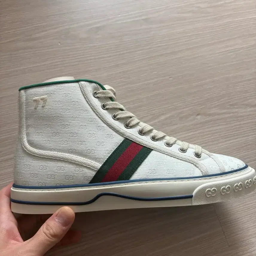 [BUNJANG] Gucci High-Neck Sneakers / 구찌 하이넥 스니커즈 새상품 7+사이즈
