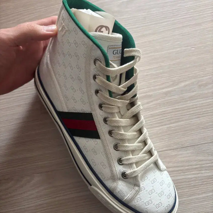 [BUNJANG] Gucci High-Neck Sneakers / 구찌 하이넥 스니커즈 새상품 7+사이즈