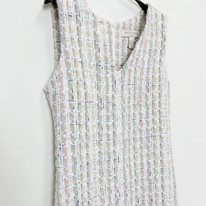 [BUNJANG] Daily Look Tweed Long Dress / 데일리룩 트위드 원피스