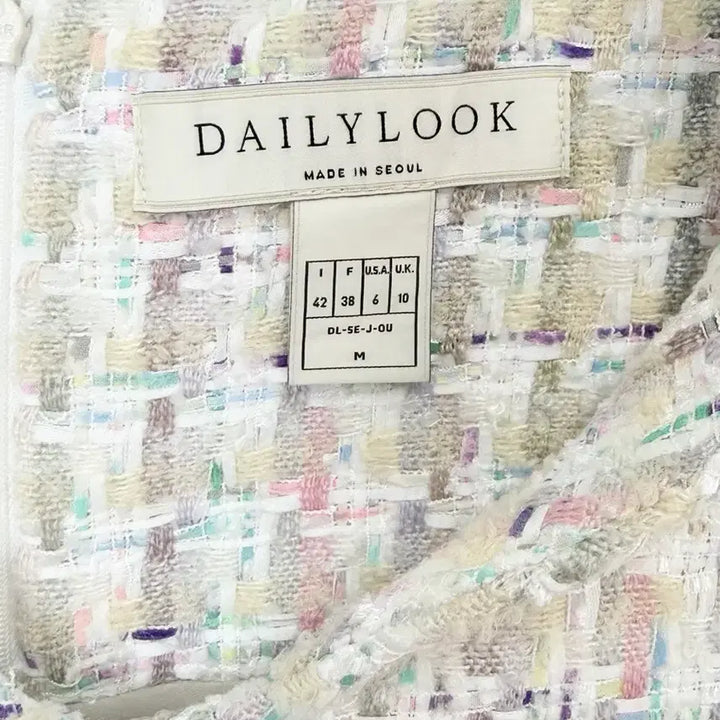 [BUNJANG] Daily Look Tweed Long Dress / 데일리룩 트위드 원피스