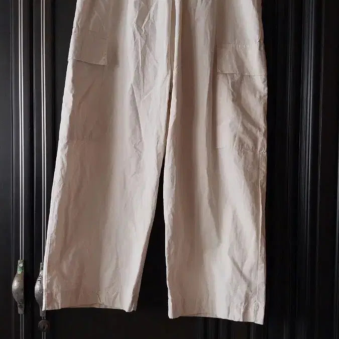 [BUNJANG] Cotton Wide Pants / 면 와이드바지