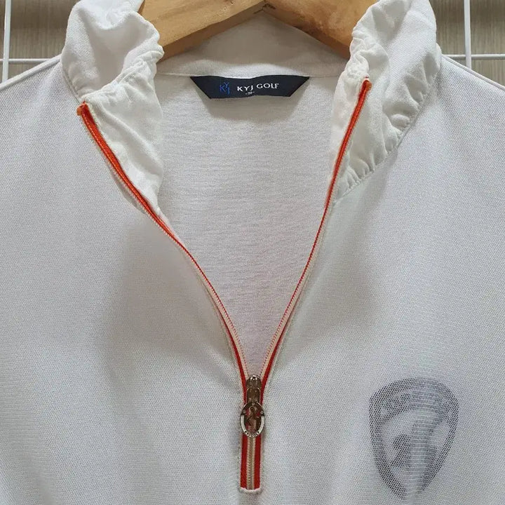 [BUNJANG] KYJ GOLF White Shirring Long Sleeve T-Shirt / KYJ GOLF 화이트 셔링 긴팔 티셔츠