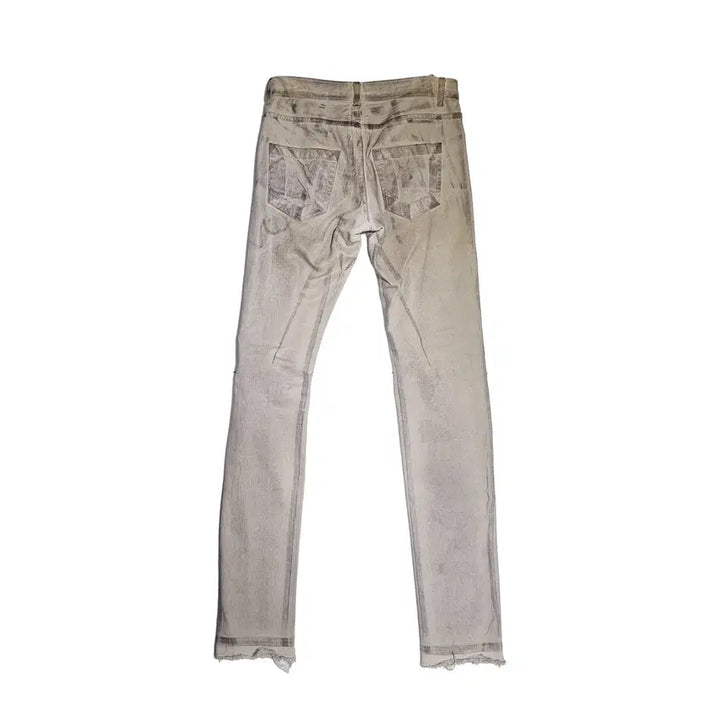 [BUNJANG] Rick Owens 10SS Release Greased Coated Jeans - White - 29 / 릭오웬스 - 10SS RELEASE 그레이벌 코팅진 - 화이트 - 29