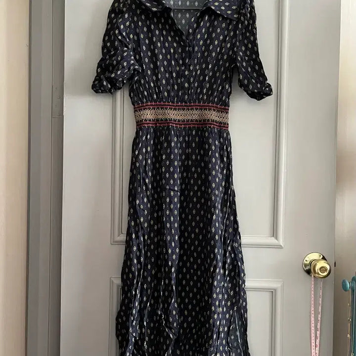 [BUNJANG] Maje Patterned Long Dress Size 2 / 마쥬 패턴 원피스 2사이즈