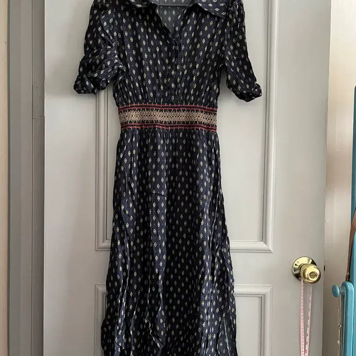 [BUNJANG] Maje Patterned Long Dress Size 2 / 마쥬 패턴 원피스 2사이즈