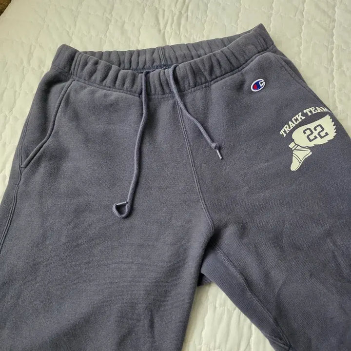 [BUNJANG] Champion Blue Tag Jogger Pants / 챔피온 리버스위브 블루택 콜라보 조거 팬츠 블루그레이