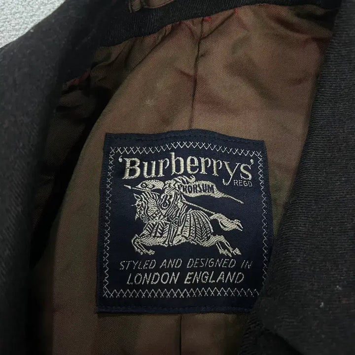 [BUNJANG] Burberry Black Wool Coat (Vintage) - Men&