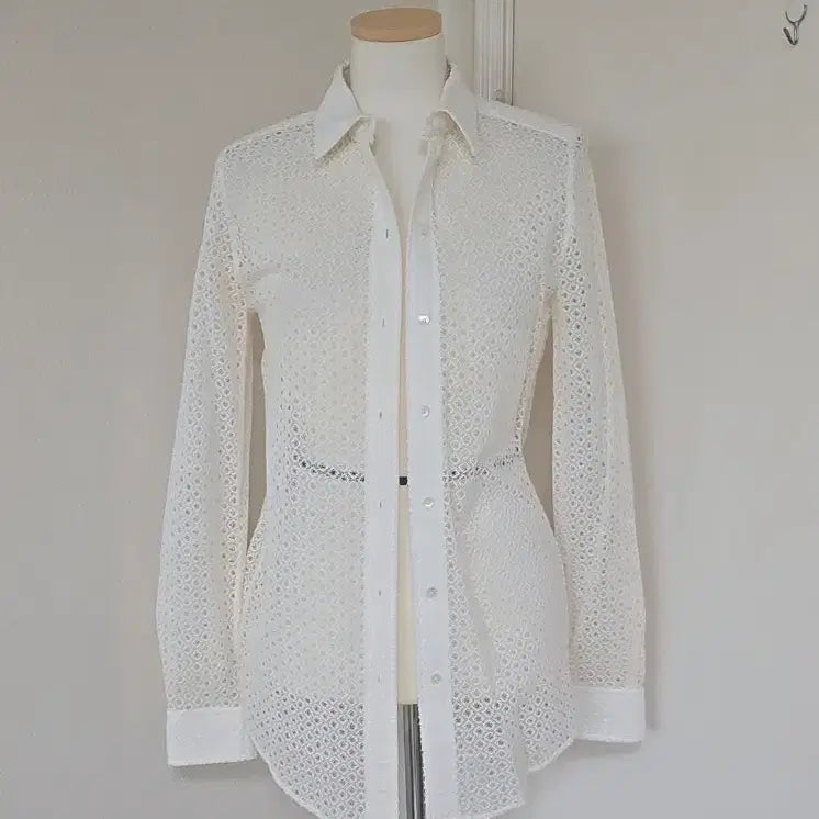[BUNJANG] Chloé Lace Shirt (Size 36) / 끌로에[정품]레이스 셔츠/36