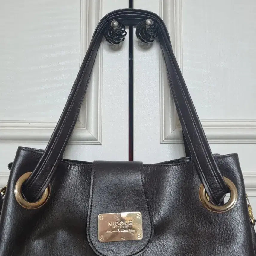 [BUNJANG] Nicole Miller Dark Brown Shoulder Bag / 니콜밀러 다크브라운 숄더백
