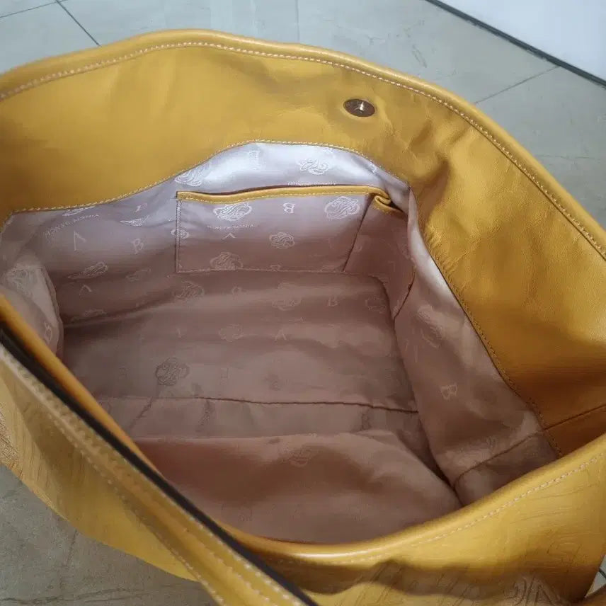 [BUNJANG] VINCIS Leather Shoulder Bag - Yellow / 빈치스 빈치 가죽 숄더백 옐로우