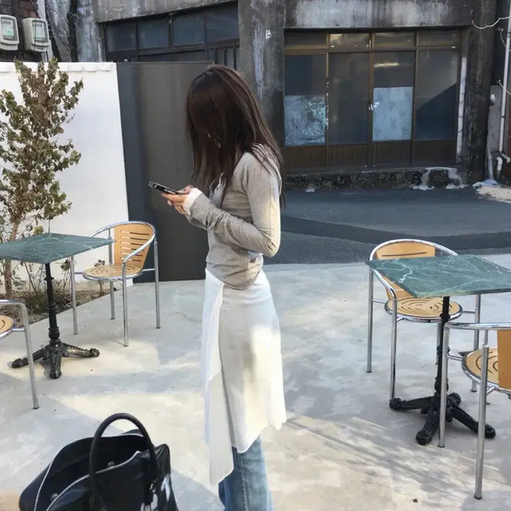 [BUNJANG] NOFF Pure Lab Skirt Ivory / 노프 퓨어 랩 스커트 아이보리