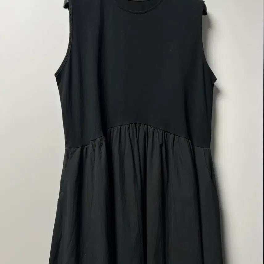 [BUNJANG] Black Shirred Maxi Dress / 이너로 좋은 원피스