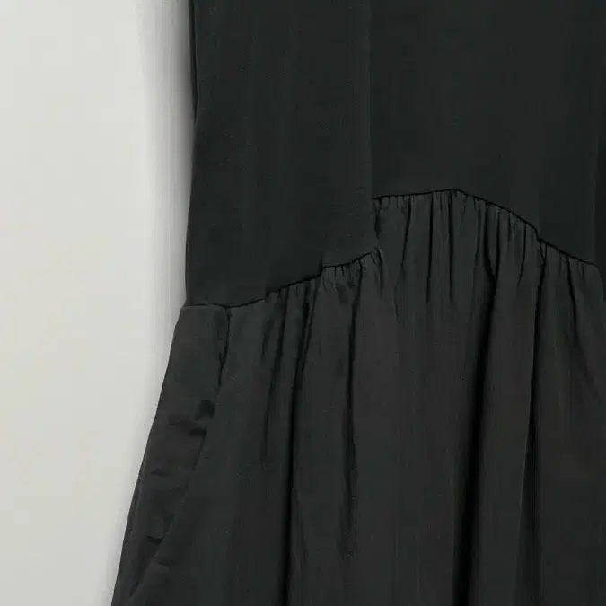 [BUNJANG] Black Shirred Maxi Dress / 이너로 좋은 원피스