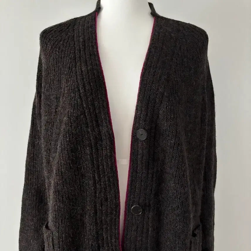 [BUNJANG] System Long Cardigan (Size F) / 한섬 시스템 SYSTEM 롱 가디건 F사이즈