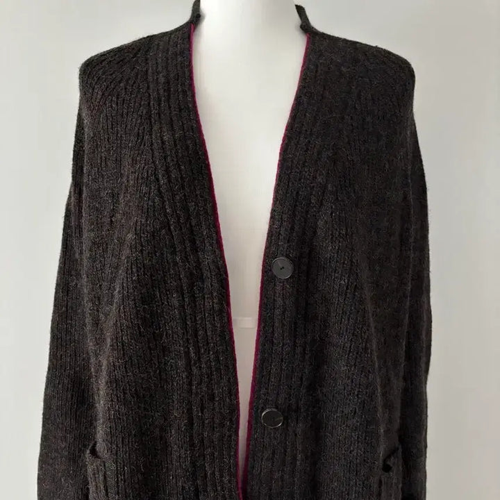 [BUNJANG] System Long Cardigan (Size F) / 한섬 시스템 SYSTEM 롱 가디건 F사이즈