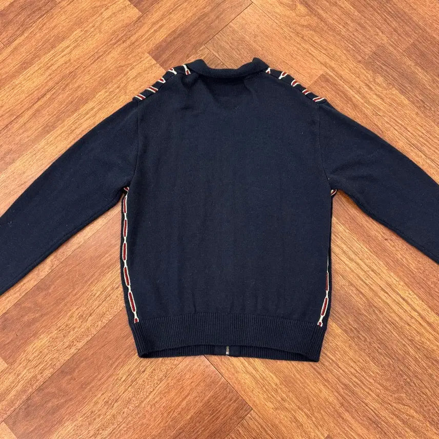 [BUNJANG] thisisneverthat Chain Zip-up Polo Knit Cardigan / S 디스이즈네버댓 디네댓 체인 집업 폴로 니트 가디건